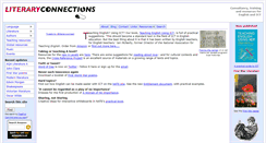 Desktop Screenshot of literaryconnections.co.uk