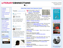 Tablet Screenshot of literaryconnections.co.uk